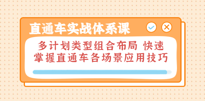 直通车实战体系课：多计划类型组合布局 快速掌握直通车各场景应用技巧-56课堂