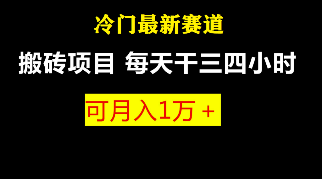 图片[1]-最新冷门游戏搬砖项目，零基础也能玩（附教程+软件）-56课堂