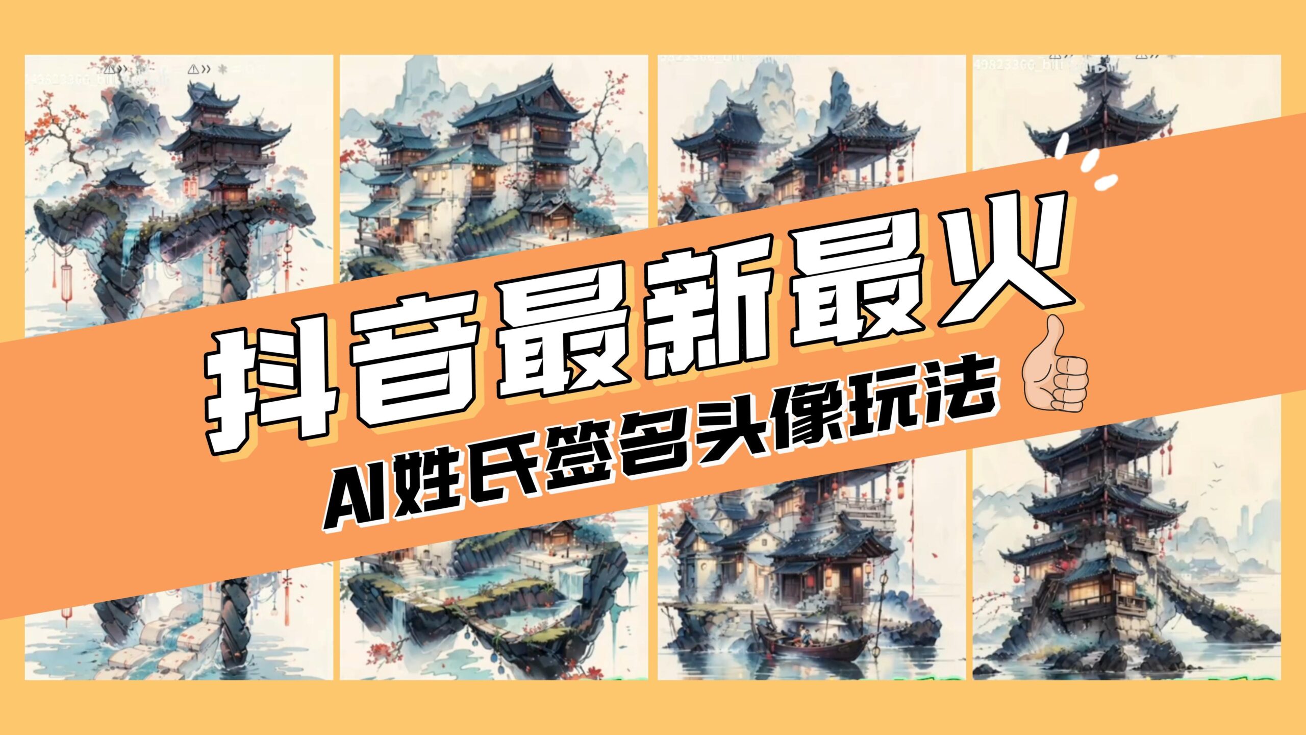 AI姓氏签名头像定制，简单易操作，日入200-500+-56课堂